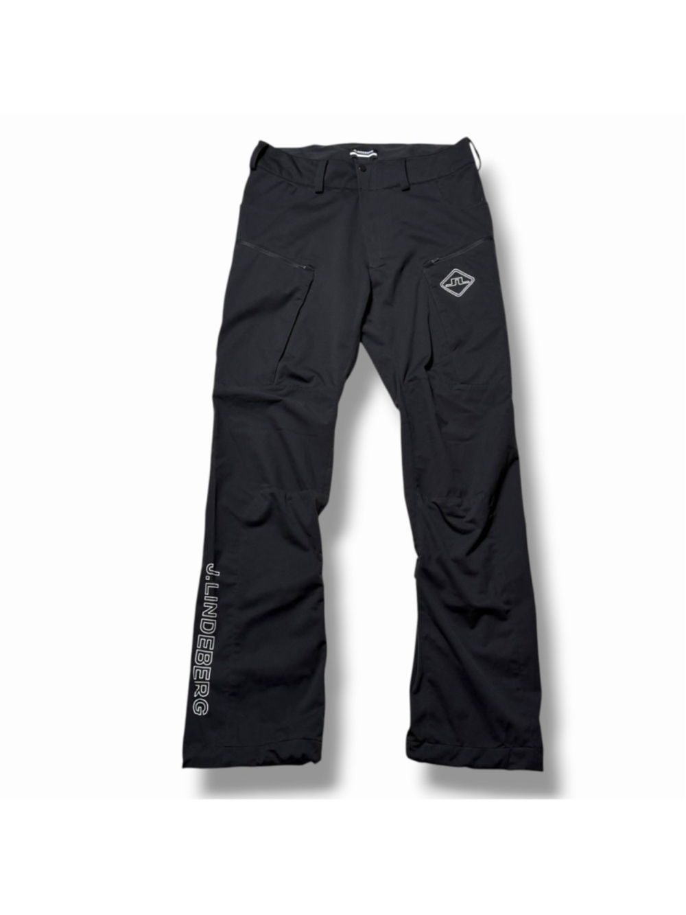 J. Lindeberg Sierra Waterproof Trekking Pants Black M Logo Hiking Gorpcore